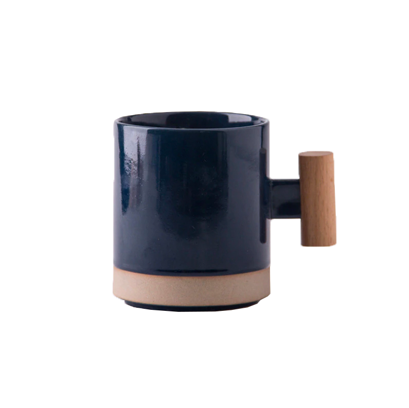 Reine Ceramic Mug Gloss Navy Sukio Studio